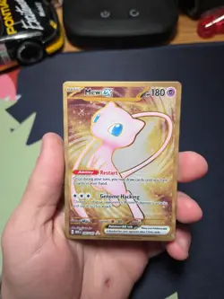 Pokemon Mew EX TCG 205/165 Scarlet & Violet Metal Card - Image 1