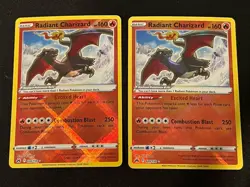 Radiant Charizard 020/159 - Crown Zenith Pokemon Card - Image 3