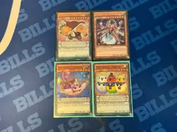 4 Card Lot Performapal Holo 1st Ed Ultra/Super Rare Starter Deck Yuya Pendulum - Image 1