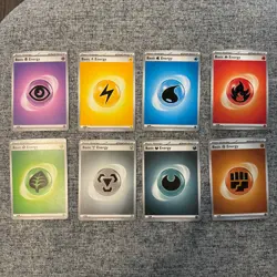 Pokemon 151: Set of 8 Basic Energy Cards - Image 1