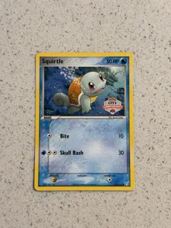 Squirtle 63/100 City Championships League Crystal Guardians Pokemon Card VLP - Image 1