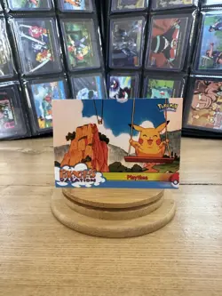 Pokemon Card – Playtime #57 – Topps Pikachu’s Vacation Blue Logo - Image 1