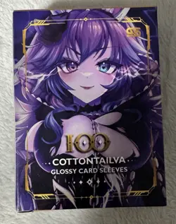 Gamersupps VCard VTuber Elemental Card Sleeves CottonTail - 100 - Glossy - Image 1