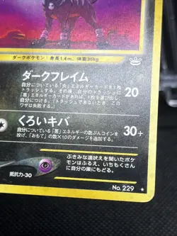 Houndoom No. 229 Cross Holo Neo3 2000 Neo Revelation Pokemon Card Japanese - Image 5