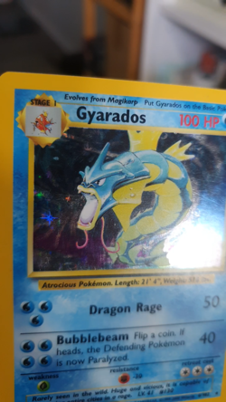 Gyarados 6/102 Holo - Base Set 1 - Pokemon Card - Lightly Played - Image 2