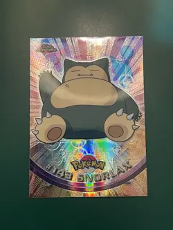 Topps Chrome 2000 Pokemon Series 3 Foil Snorlax Card #143 Near Mint Condition - Image 1