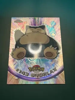 Topps Chrome 2000 Pokemon Series 3 Foil Snorlax Card #143 Near Mint Condition - Image 2