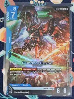 Gundam Card Game Dual Impact Gundam Epyon LR GD02-002 - Image 1