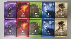 MTG Welcome Deck Box of (10) Starter Decks UNUSED (2) Of Each Color - Image 1