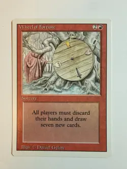 Magic: The Gathering - MTG - Wheel of Fortune - Revised - Rare - English - M/NM - Image 1