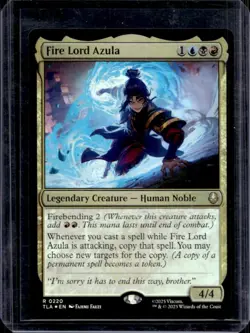 2025 Magic The Gathering MTG Avatar Last Airbender Fire Lord Azula Foil #0220 - Image 1