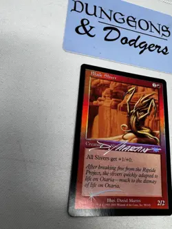 Blade Sliver - Legions FOIL - Magic the Gathering MTG - Signed - Image 2