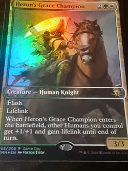 Heron's Grace Champion Promo FOIL , Eldritch Moon , NM ,MTG, FREE SHIPPING - Image 2