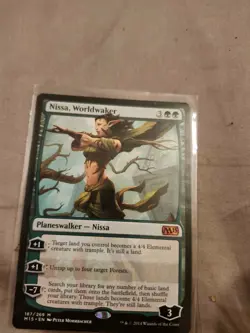 MTG Nissa, Worldwaker - Magic 2015 - Image 1