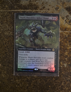MTG TMNT Lot 9 Rare Extended Art Foil Shark Shredder Ooze - Image 5