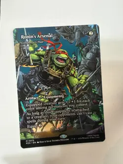 Ronin's Arsenal / Conqueror's Flail - MTG: Teenage Mutant TMNT - SHIPS NOW! - Image 1
