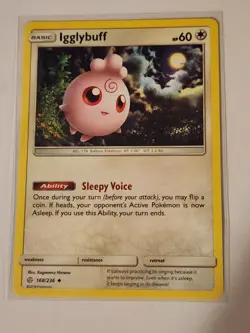 Igglybuff 168/236 – Cosmic Eclipse – NEAR MINT NM – Pokemon TCG - Image 1