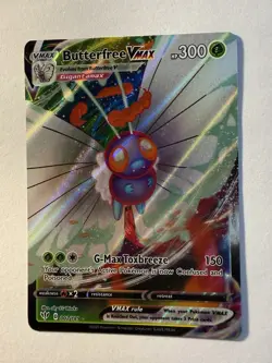 Pokemon Butterfree VMAX Ultra Rare SWSH03: Darkness Ablaze 002/189 NM - Image 1