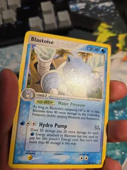 Blastoise 14/100 EX Crystal Guardians (MP) Pokemon TCG - Image 3