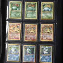 150+ Pokemon TCG Binder lots of vintage, all 7,8,9+ grades lightly played holos - Image 1