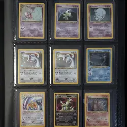 150+ Pokemon TCG Binder lots of vintage, all 7,8,9+ grades lightly played holos - Image 2