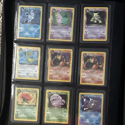 150+ Pokemon TCG Binder lots of vintage, all 7,8,9+ grades lightly played holos - Image 3