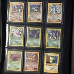 150+ Pokemon TCG Binder lots of vintage, all 7,8,9+ grades lightly played holos - Image 5