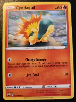 Cyndaquil 023/189 Common Sword & Shield: Astral Radiance Pokemon TCG - Image 1