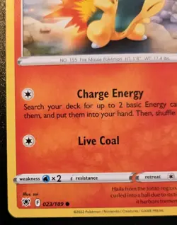 Cyndaquil 023/189 Common Sword & Shield: Astral Radiance Pokemon TCG - Image 4
