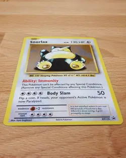 SNORLAX XY179 - XY PROMO BLACK STAR PROMOS ULTRA RARE PROMO POKEMON TCG 2016 MP - Image 3