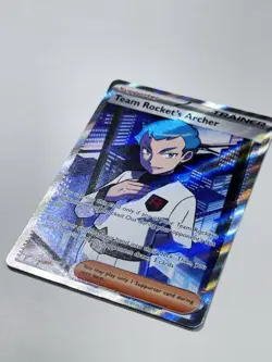 Pokemon TCG-Team Rockets Archer 223/182 Full Art Ultra Rare Destined Rivals NM/M - Image 2