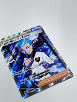 Pokemon TCG-Team Rockets Archer 223/182 Full Art Ultra Rare Destined Rivals NM/M - Image 3