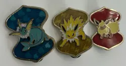 Pokemon Eeveelution VMAX Premium Collection Pin Set Flareon Vaporeon Jolteon - Image 3