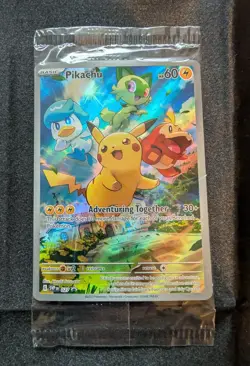 Pokemon Paldea Evolved Pikachu 27 Black Star Promo (SEALED) ***FREE SHIPPING*** - Image 1
