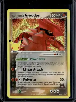 2004 Pokemon EX Team Magma vs Aqua Magma's Groudon #9/95 - Image 1