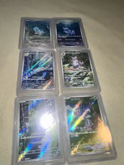 6 Japanese Pokemon 151 ARS, All Fresh from Booster Box, Get these Graded!!! - Image 1