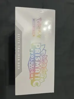 Pokemon TCG Scarlet & Violet Prismatic Evolutions ETB Elite Trainer Box Sealed - Image 3