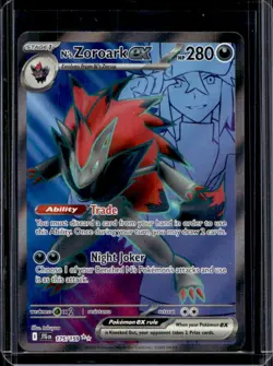 2025 Pokemon Journey Together N's Zoroark ex #175/159 - Image 1