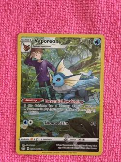 Pokemon Vaporeon TCG TG02/TG30 Brilliant Stars Trainer Gallery Ultra Rare Holo - Image 2