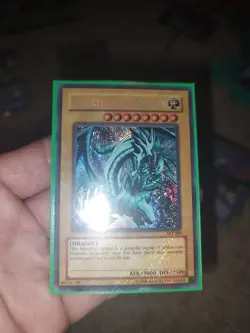 Yu-Gi-Oh Holo Blue-Eyes White Dragon BPT-009 🩸 - Image 1
