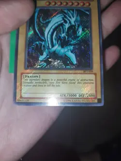 Yu-Gi-Oh Holo Blue-Eyes White Dragon BPT-009 🩸 - Image 2