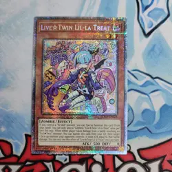 Yugioh English Live Twin Lil La Treat BLVO-EN028 Starlight Rare Original - Image 1