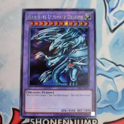 Yugioh Asian English Blue Eyes Ultimate Dragon ES01-AE019 SE - Image 1