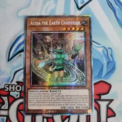 Yugioh English Aussa The Earth Channeler POTE-EN032 Starlight Rare - Image 1