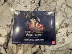 Sealed ENGLISH OP-01 Booster Box - White Bottom. One Piece TCG. Romance Dawn. - Image 1