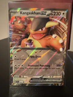 Pokemon Kangaskhan ex SVP 055 Black Star Promo EX Holo English TCG 2023 Card - Image 1