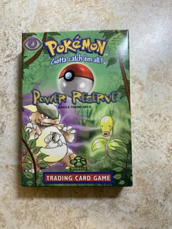 Pokemon Power Reserve Theme Deck WOTC TCG 1999 Jungle Card Set - new in box! 742818060653 - Image 1