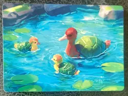 Turtle-Duck Art Card S Art Series: MTG Avatar: The Last Airbender 18 NM - Image 1