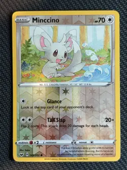 Minccino~ Reverse Holo ~ Cute Pokemon Cards -Gallery - Image 1