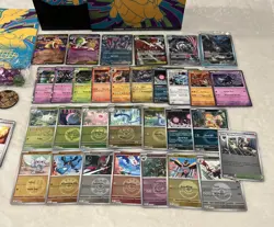 Pokemon Ascended Heroes Opened ETB 150+Bulk Cards! Holo Rare+Reverse Holo+MAR/IR - Image 2